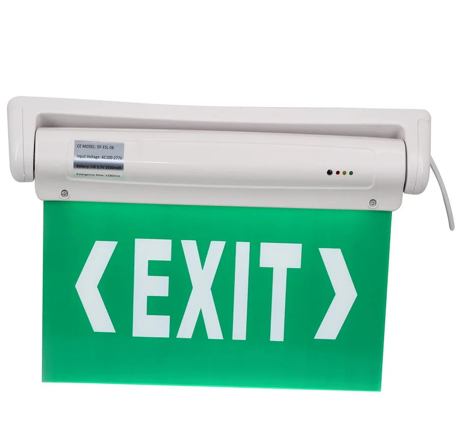 LED Emergency Exit Light Battery Backup 3W Rotatable – IP65