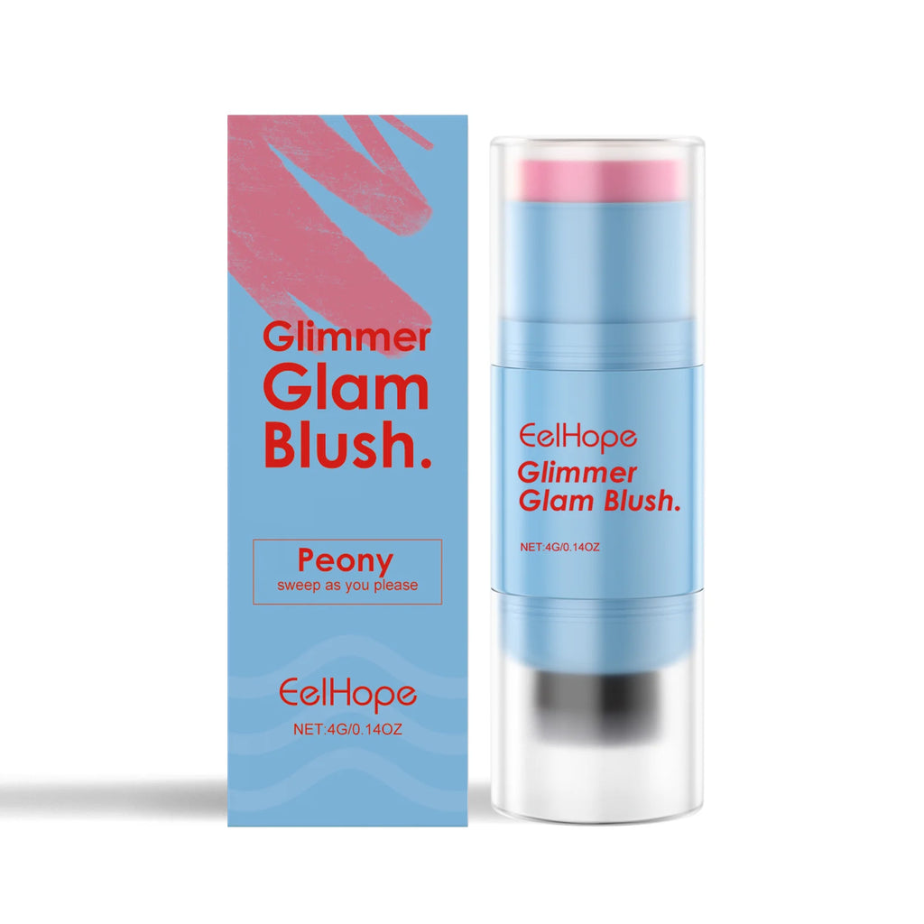 Eelhope Double-Ended Blush Stick – Matte Cheek & Lip Color Blush Stick Oasis Select Peony Boxed