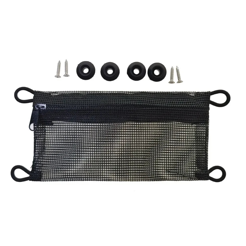 Kayak Low Profile Tool and Tackle Storage Bag Boat Organizer Mesh Storage Side Pouch Boat Fishing Holder Bag Canoe Mesh Bag Oasis Select