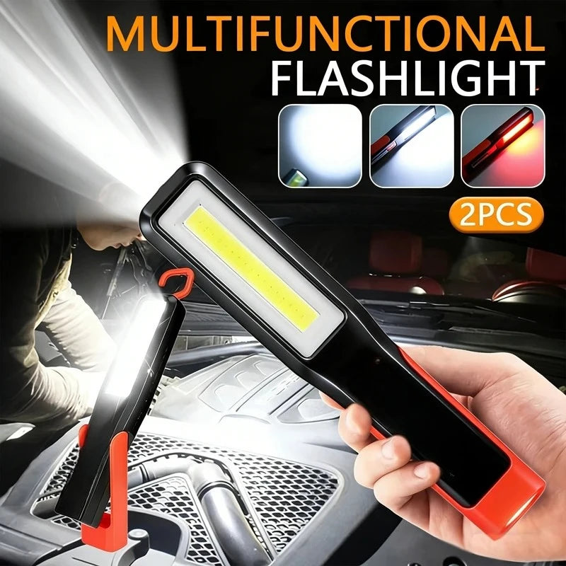 COB LED Magnetic Work Light | USB Rechargeable Torch & Lantern