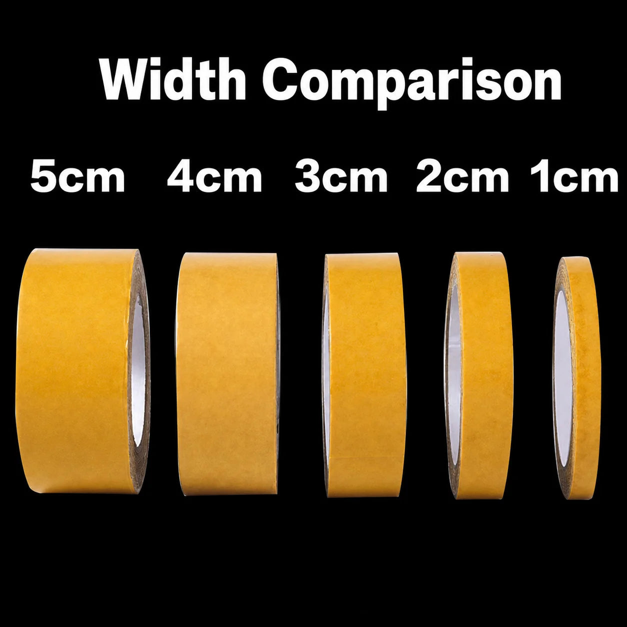 3cm Wide*10m Long Yellow Double-Sided Mesh Tape Waterproof, Strong Adhesion Tearable Double-Sided Tape Used For Carpet Floor Oasis Select