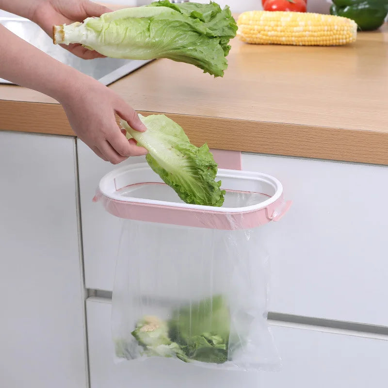 Hanging Trash Bag Holder Rack – Kitchen & Bathroom Organizer Trash Bag Holder Oasis Select