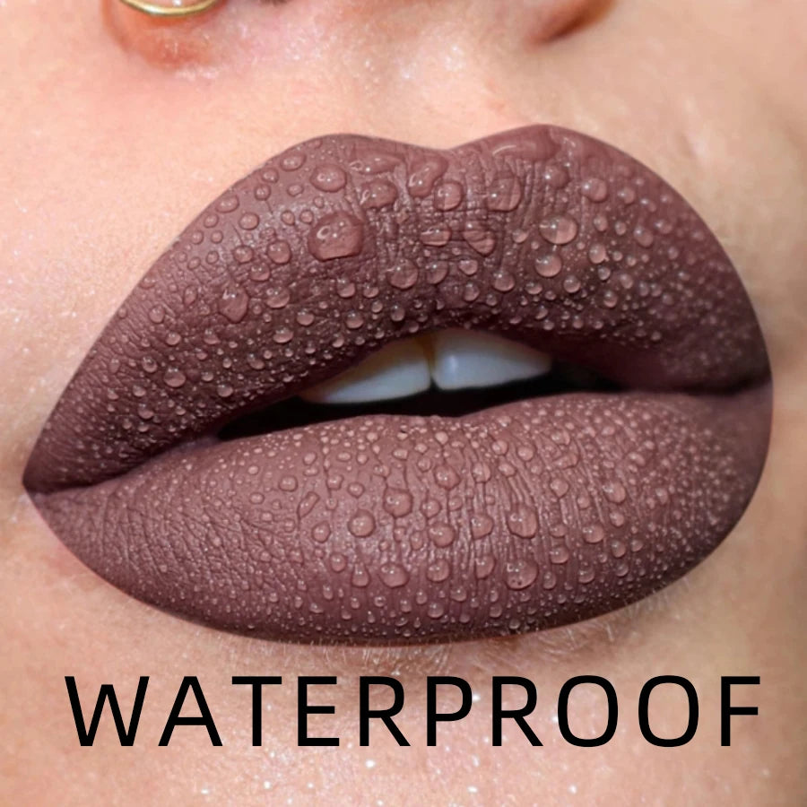 MCD 19-Color Matte Liquid Lipstick – Waterproof Long-Lasting