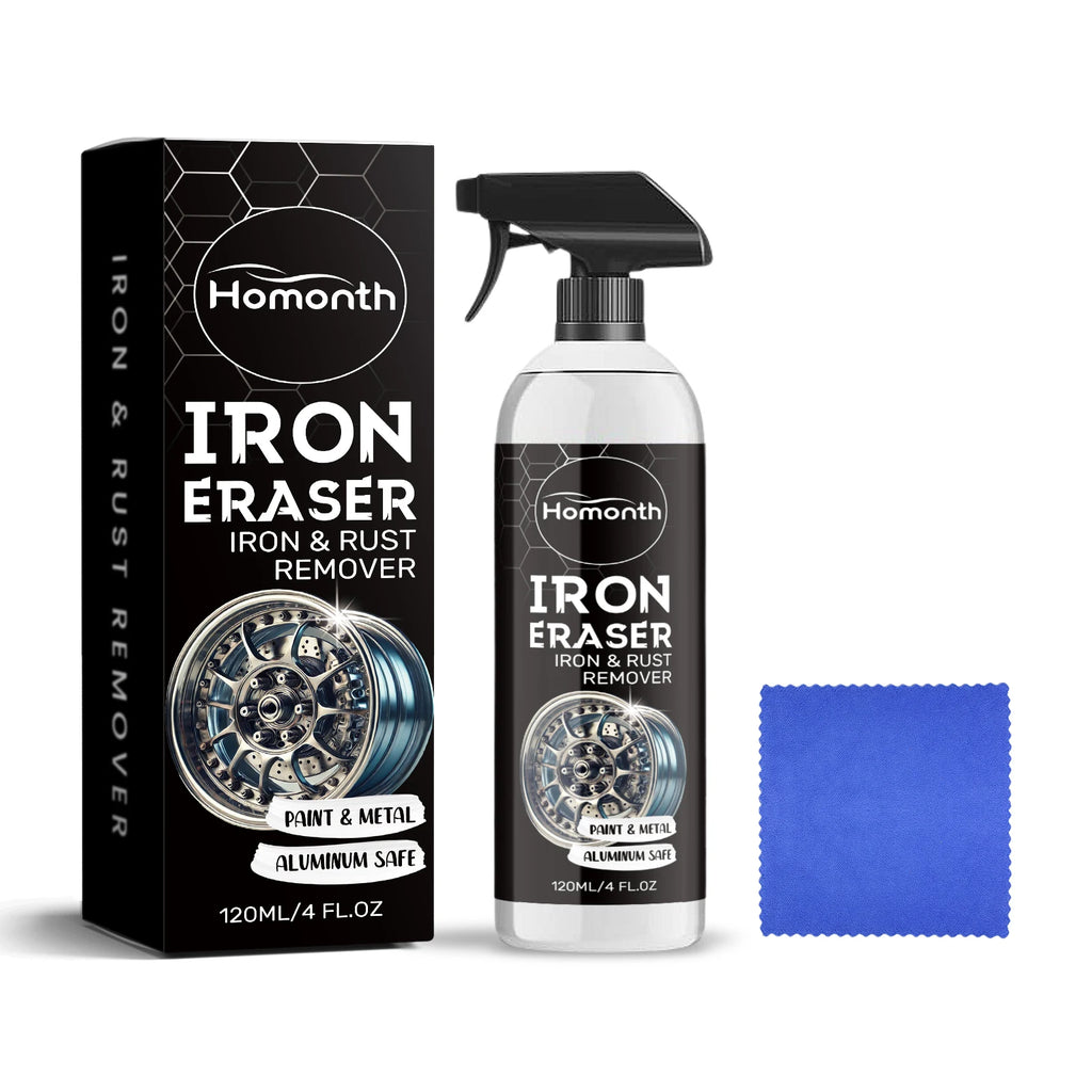 Homonth Multi-Purpose Rust Remover Spray Strong Elimination Of Rust And Iron Buildup Multi Stain Dissolving Car Cleaning Spray Oasis Select 120ml boxed 1