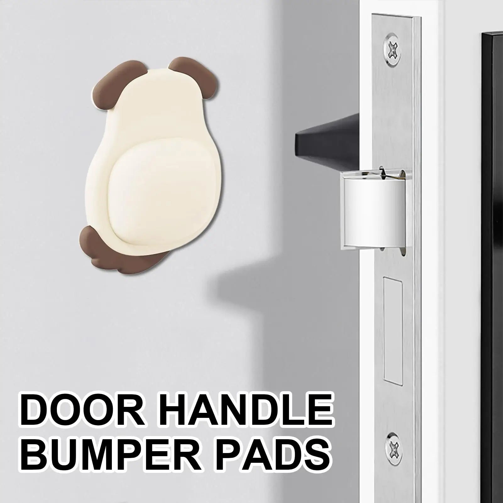 Adhesive Wall Protector Silent Self-Adhesive Door Bumper Wall Guard Cartoon Animal Design Anti-Collision Pad for Apartment Home Oasis Select