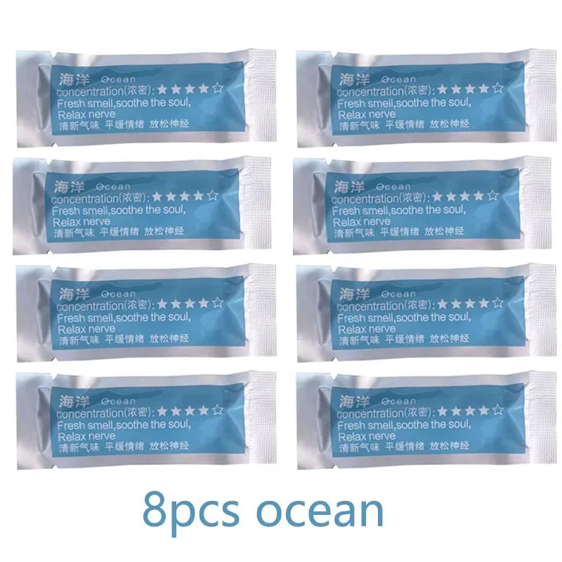 4/5/8pcs Air Freshener Smell Car Vent Perfume Flavoring Auto Interior Car Perfumes Styling Remove Odors Aroma Car Accessories Oasis Select Ocean-8pcs