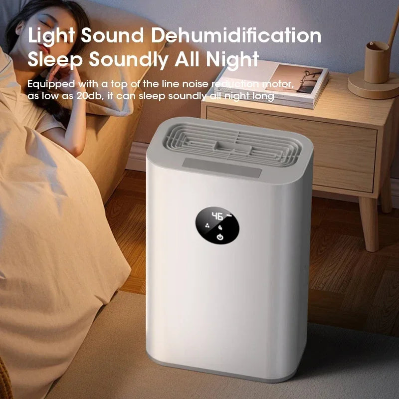 URGGU 2.5L Smart Portable Dehumidifier | 24H Timer