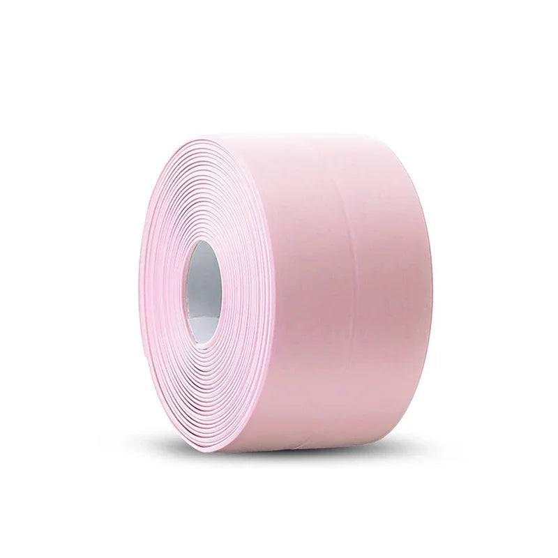 1 Roll of Kitchen Anti-mold and Waterproof Tape, Moisture-proof Kitchen and Bathroom Sink Gap, Beautiful Seam Toilet Sticker, Co Oasis Select Pink 2.2CMx2M