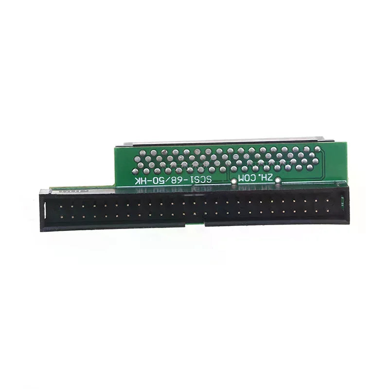 SCSI 68-Pin to 50-Pin Male Adapter | HD to IDC Converter