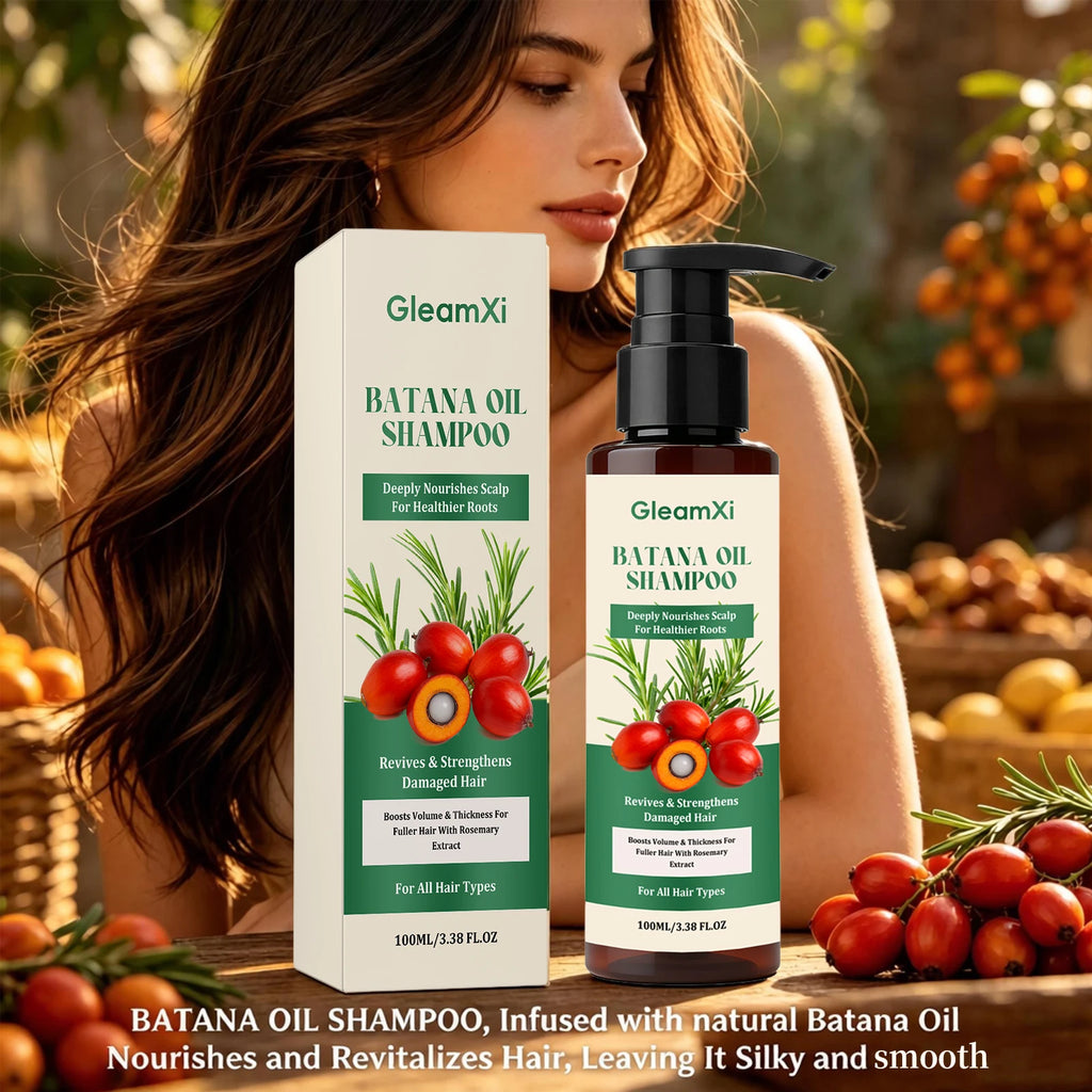 Batana Oil Shampoo with Rosemary Anti-Breakage Repair Split Ends Damaged Hair Oil Control Volumizing Shampoo for Dry Hair Oasis Select
