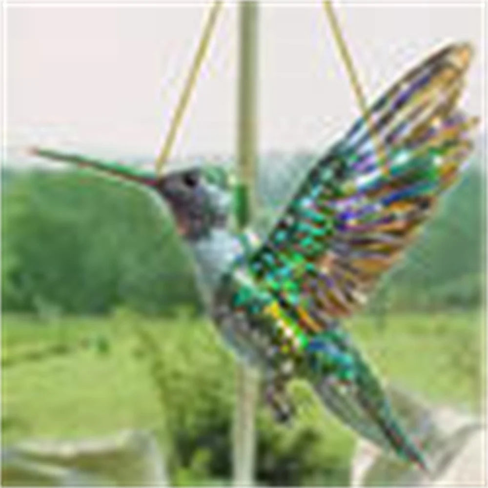 New Colorful Fairy Angel Art Flower Suncatcher Stained Window Hanging Heart Shape Acrylic Pendant For Home Garden Yard Ornament Oasis Select Style E