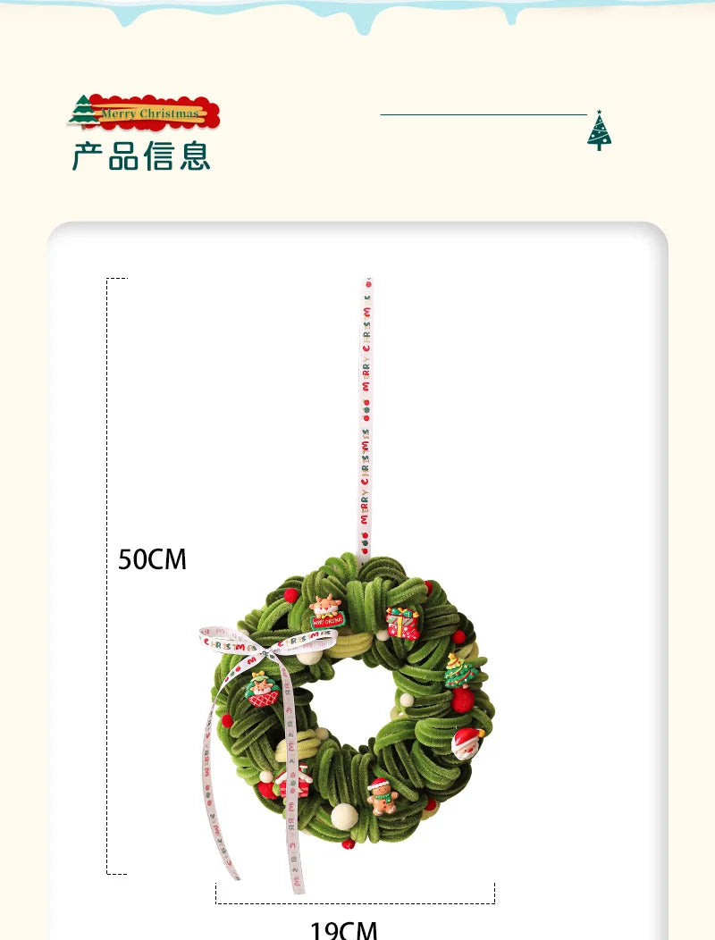 Christmas Decorations, Christmas Tree Decorations, Vine Rings, Pendants Oasis Select Fluorescence Yellow