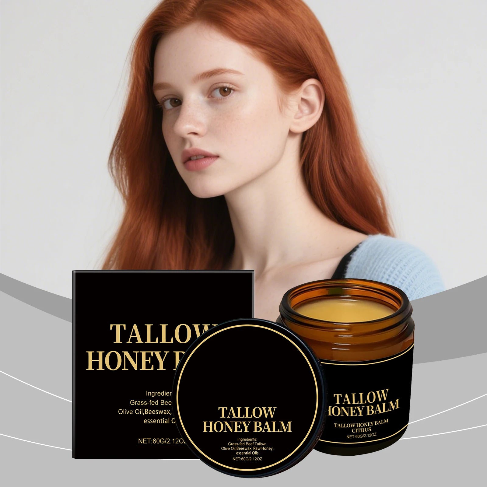 Tallow Nourishing Skin Care Cream Hydration Improve Skin Condition Reinforced Barrier Relieve Dryness Moisturizing Body Lotion Oasis Select