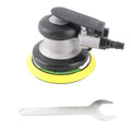 Air Sanding Machine Pneumatic Sander Aluminum Alloy Air Sanding Sandpaper Machine for Car Beauty Wood Polishing Oasis Select black