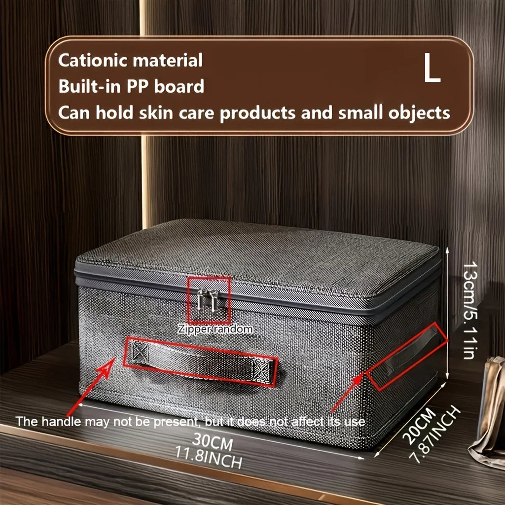 Multifunctional Box with , Large Capacity Quilt Storage Box Bra Storage Box Underwear Organizer Oasis Select