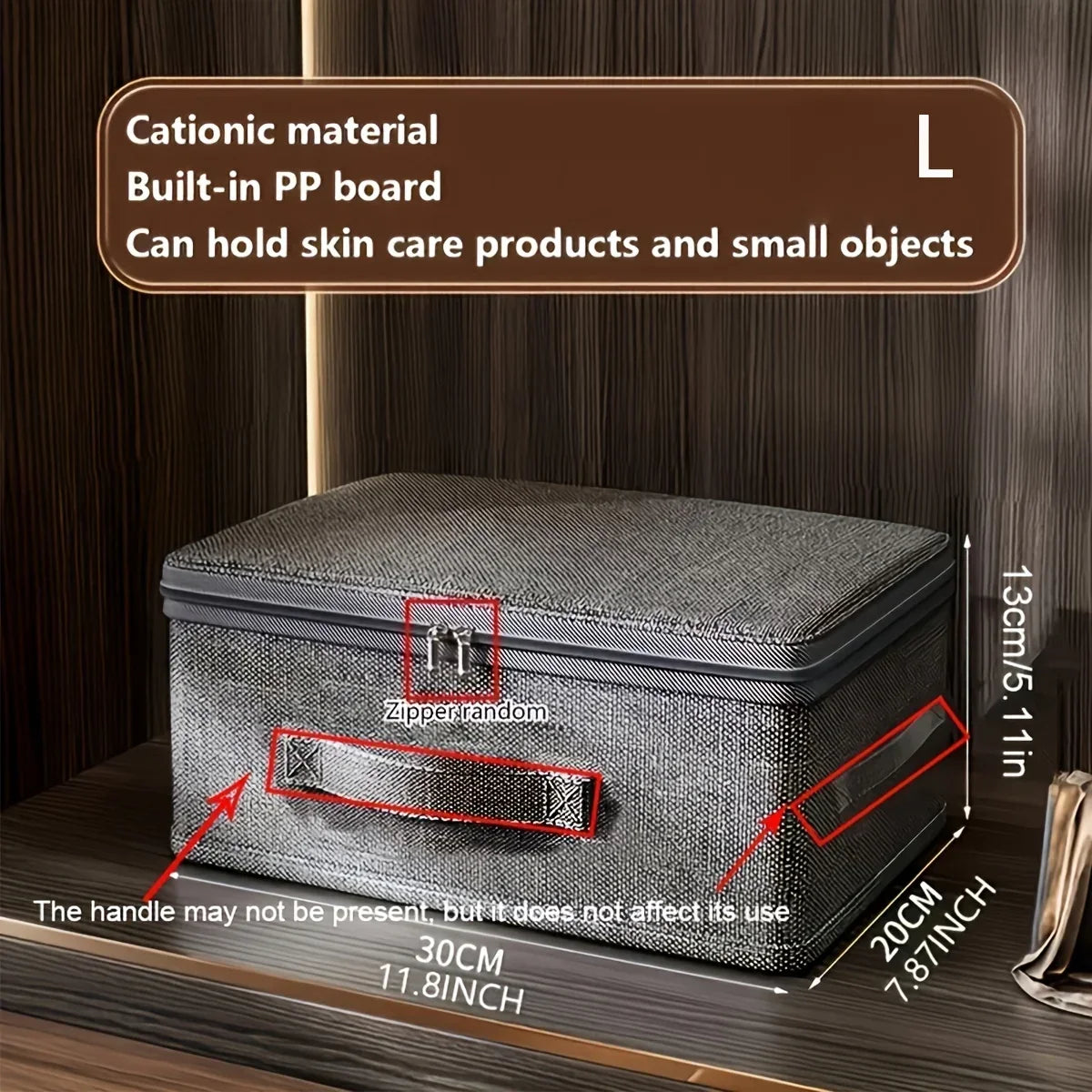 Multifunctional Box with , Large Capacity Quilt Storage Box Bra Storage Box Underwear Organizer Oasis Select