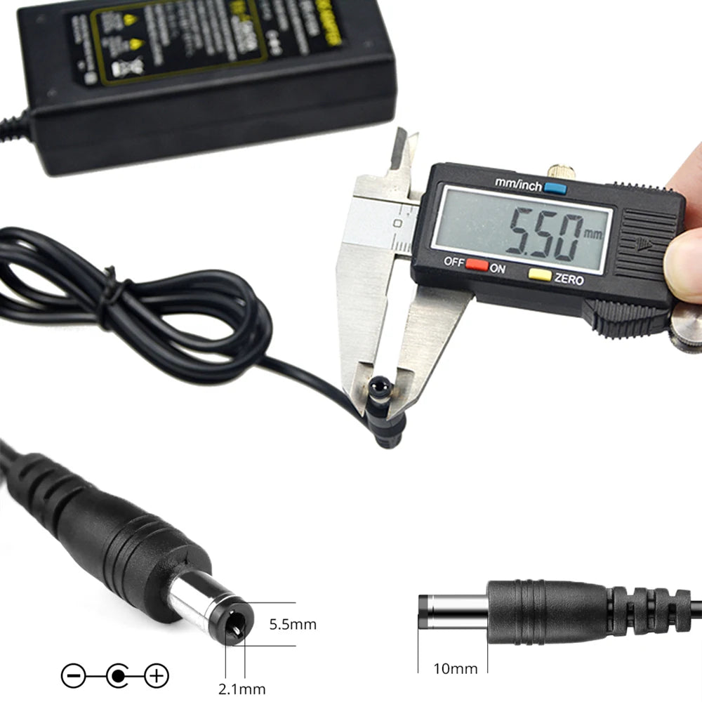 Switching LED Power Supply AC 220V to DC 12V Transformer 1A-8A Charger Adapters Lighting Accessory for LED Bulbs/LED Strips Oasis Select
