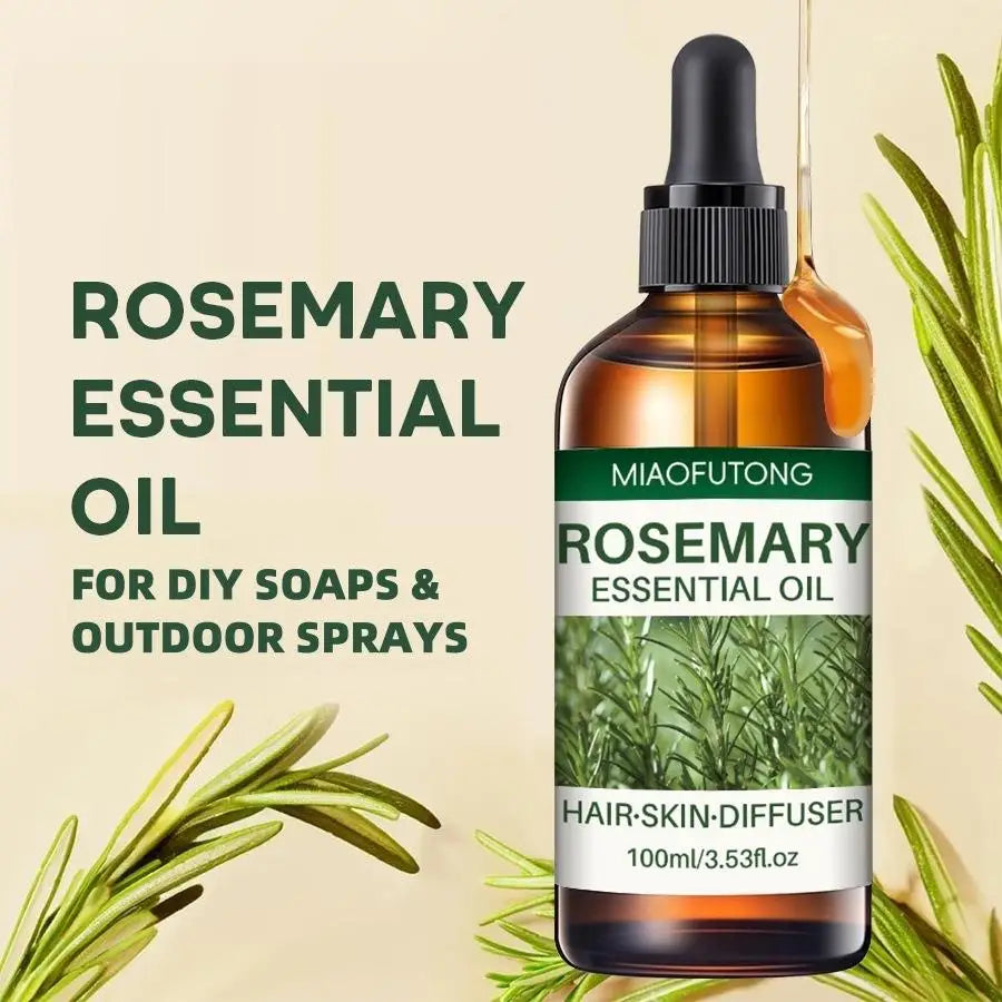 Rosemary Oil for Hair Growth,Rosemary Hair Growth Oil,Hair Strengthening Serum for Dry Damaged Hair Loss Treatment & Scalp Care Oasis Select