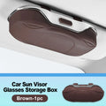 Car Sun Visor Sunglasses Holder – ABS Glasses Case