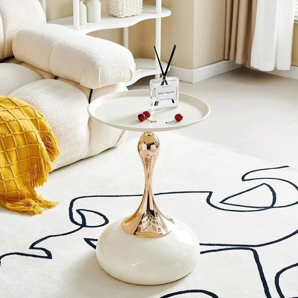 Nordic Metal Coffee Tables Mobile Portable Side Table Living Room Coffee Table Light Luxury Storage Rack Bedroom Furniture Oasis Select