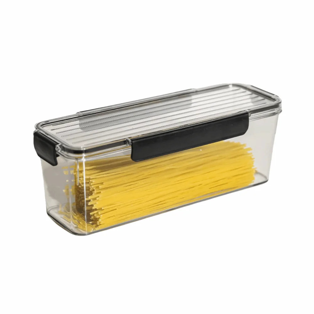 Airtight Pasta Storage Container – Stackable Clear Plastic Box