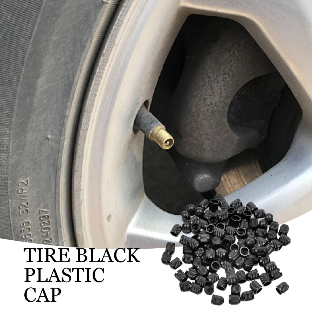 Car 100pcs Tubeless Tire Valve Valve Cap Car Tire Valve Cap Car Truck Bicycle MTB Dust Cap Oasis Select