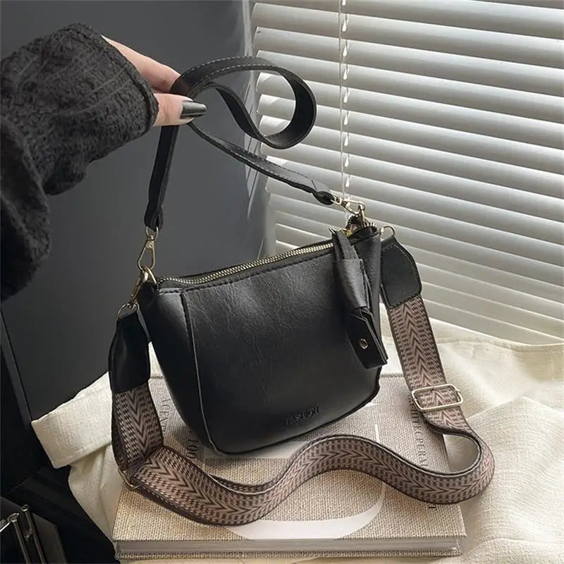 Women's PU Leather Crossbody Bag | Stylish Shoulder Handbag