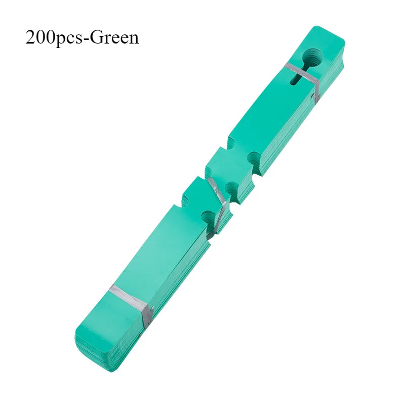 Waterproof plant tag Plastic plant Hanging tag Gardening plant tag tool plant labels garden sign planters for outdoor plants Oasis Select 200pcs-Green