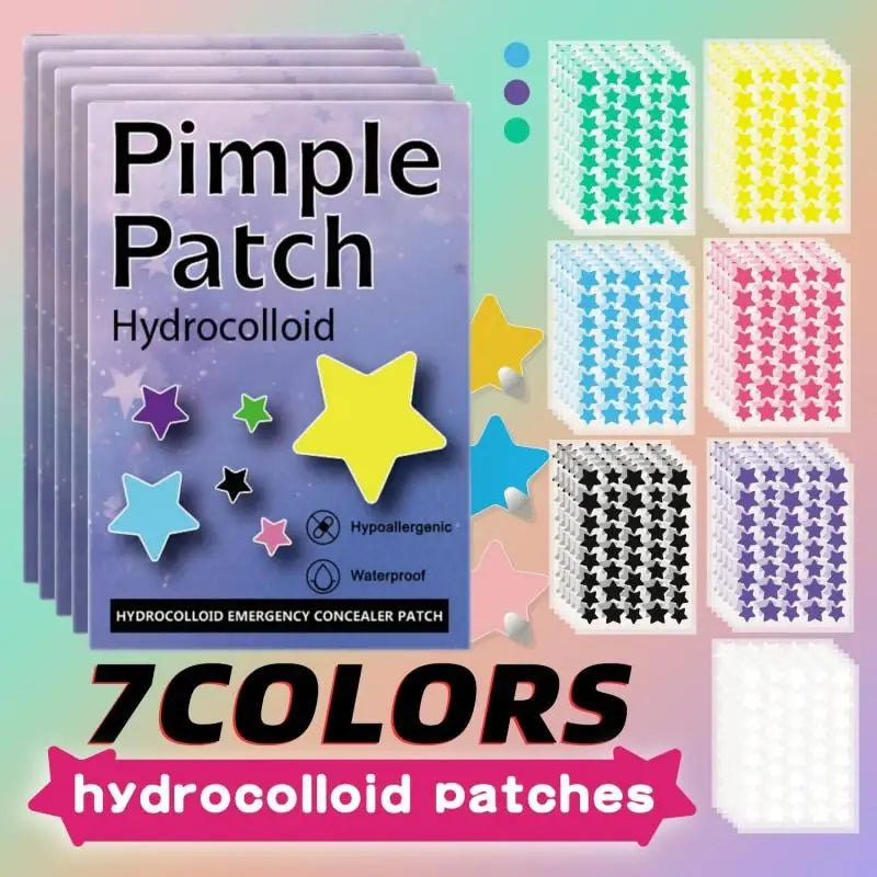 1400PCS New Star Acne Patch Facial Acne Patch Concealer Patch Acne Patch Ultra-thin And Breathable Waterproof And Breathable Oasis Select