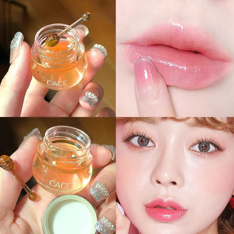 CACE Cherry Honey Lip Oil – Clear Moisturizing Lip Gloss
