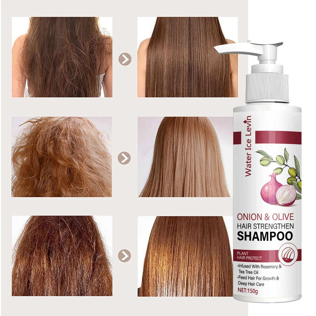 Onion & Olive Shampoo with Biotin & Rosemary – Hair Growth Strengthening Shampoo Oasis Select