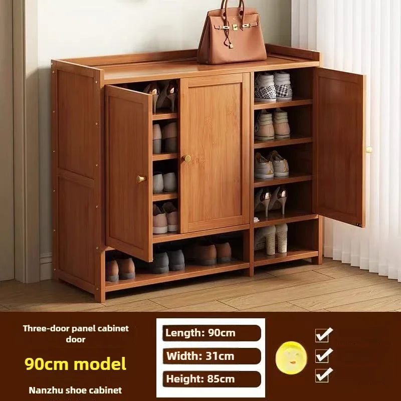 Multi-functional shoe cabinet shoe rack large capacity shoe storage rack dustproof multi-layer shelf Oasis Select Three door A