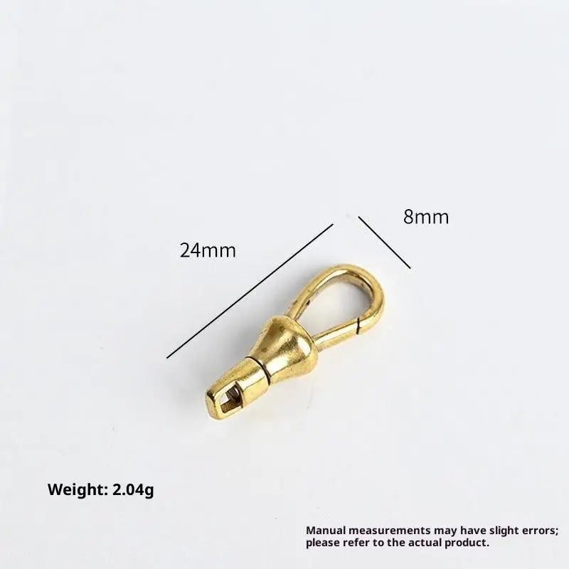 1pcs Brass Made Pattern Pocket Watch Swivel Clip Chain Spring Snap Hook 30mm 1.2 Inch Buckle Chain Pearl Gems DIY Oasis Select A4
