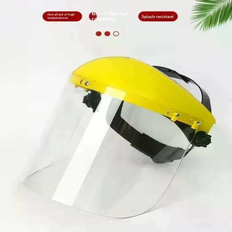 SU Garden Grass Trimmer Weed Wacker Safety Helmet Hat With Full Face Mesh Mask For Logging Brush Cutter Forestry Protection Oasis Select