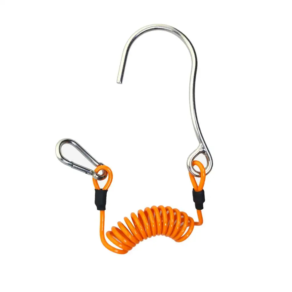316 Stainless Steel Scuba Diving Tech Cave Double Single Reef Hook Diving Strong Currency Drift Hook Diver Safety Gear Oasis Select Single Hook
