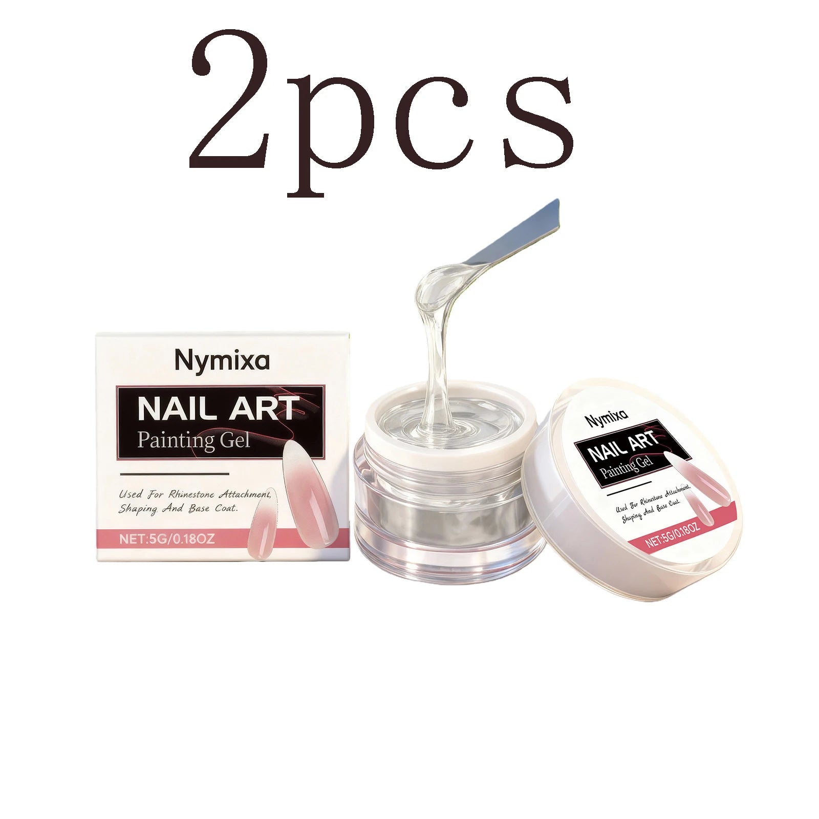 Clear Jelly Nail Glue – Quick-Dry & Invisible for Nail Art