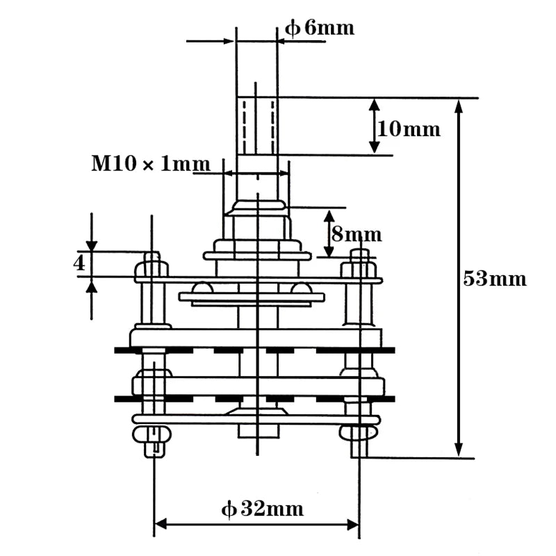 New 2 Pole 6/7/8/9/10 Position 4 Pole 3/5 Position With Channel Rotary Switch Selector With Cap Channel Selector Rotary Switch Oasis Select