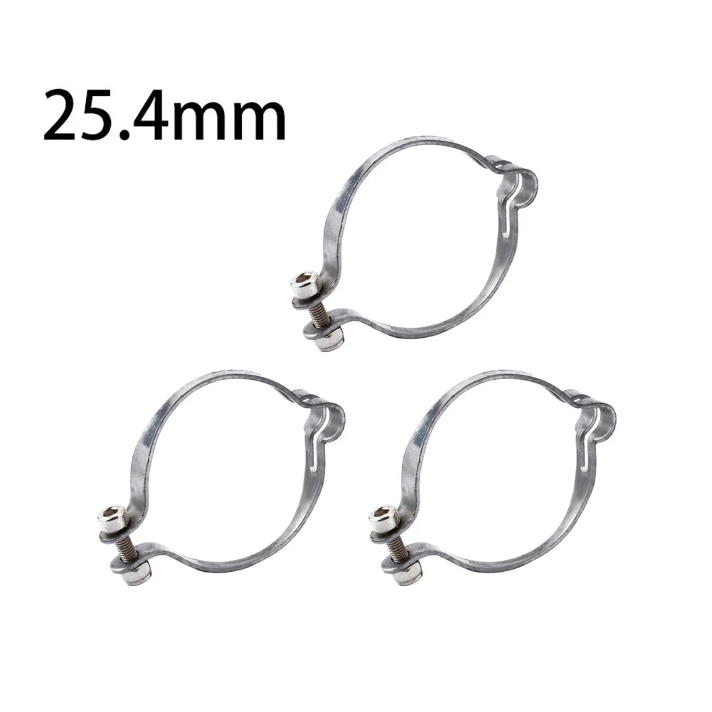 Sporting Cable Clips Clamps Guides Bicycle Accessories Brake Hose Guide Steel 25.4/28.6/31.8/34.9mm 3 Pcs For Bike Newest Oasis Select 25.4mm