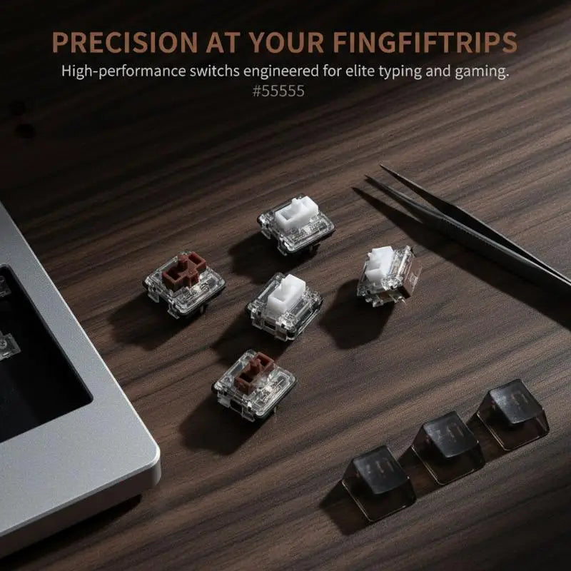 SXH 5Pcs Low Profile Keyboard Switch For G913 G915 G813 G815 Keyboard Repair Parts White Brown Red Switches Oasis Select