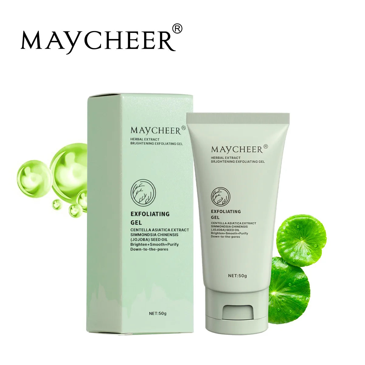 Herbaceous Exfoliating Peeling Gel Face Scrub – Moisturizing Exfoliating Peeling Gel Oasis Select