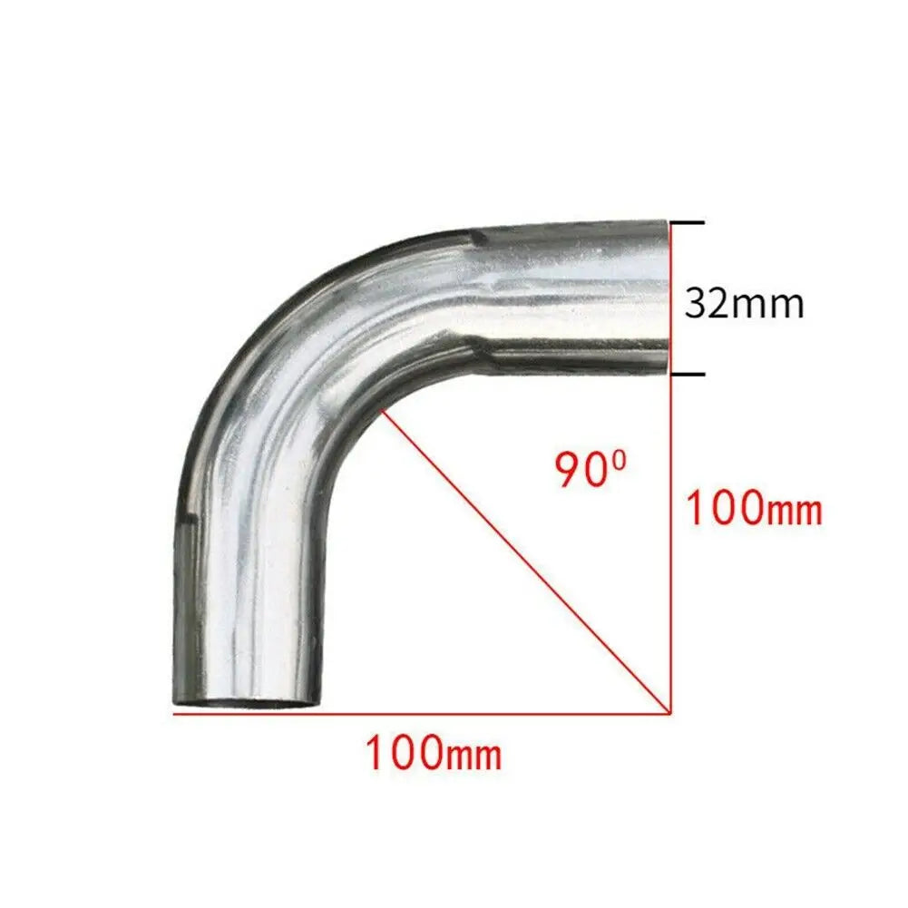 19mm 25mm 32mm 38mm 51mmOD Sanitary Butt Weld 90 Degree Elbow Bend Pipe 304 stainless steel car exhaust pipe muffler welded pipe Oasis Select 32mm