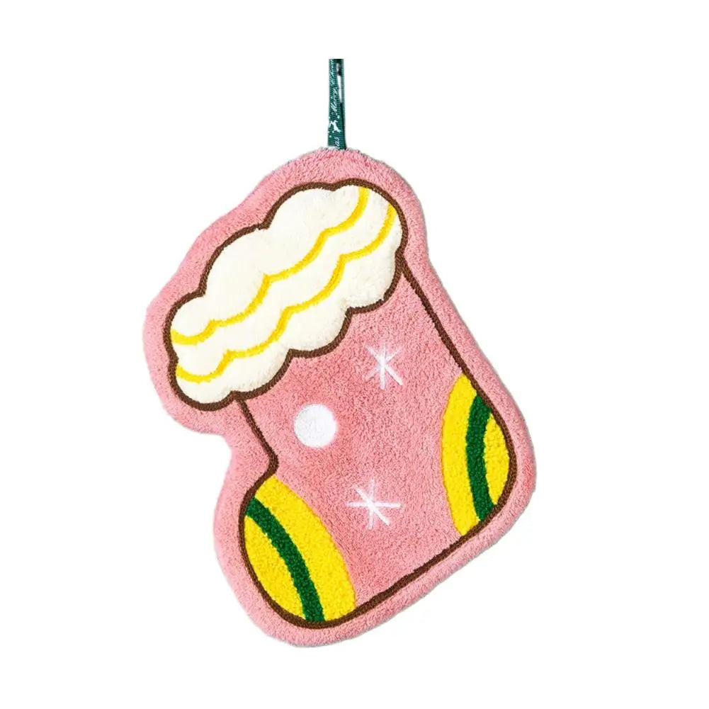 Christmas Hand Towel – Quick-Dry Coral Fleece Kitchen & Bath Christmas Hand Towel Oasis Select 03