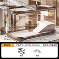 2025 New Household Living Room Fish Tank Ecological Landscape Desktop Small Turtle Tank Plastic Fish Tank Oasis Select brown