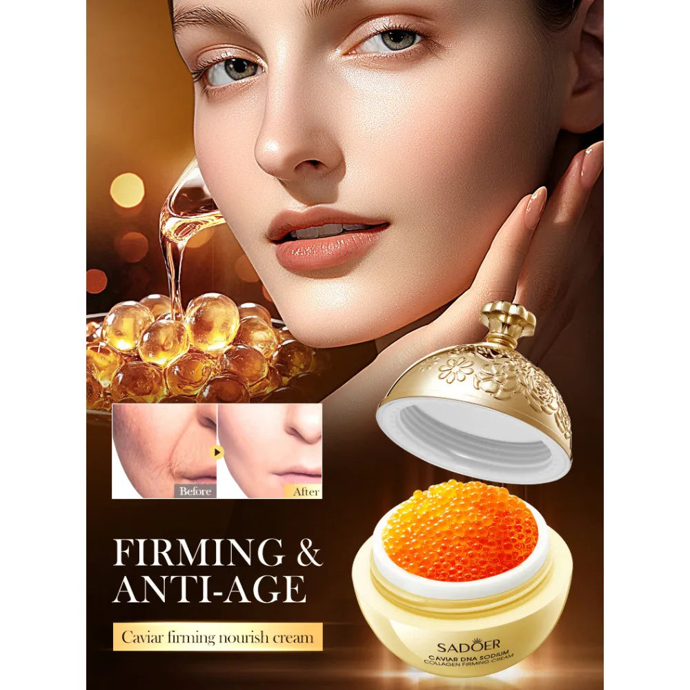 SADOER Caviar DNA Sodium Collagen Frming Cream for Moisturizing Nourish Anti-age Skin Care 30g Oasis Select