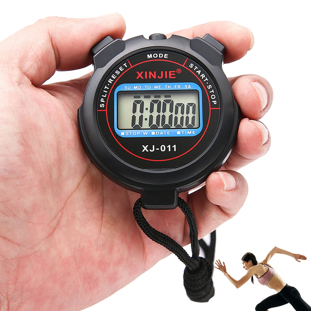 Sports Stopwatch Timer Athlete Referee Timer Portable Waterproof Fitness Timer With Date Display Alarm And Clock For Fitness Oasis Select