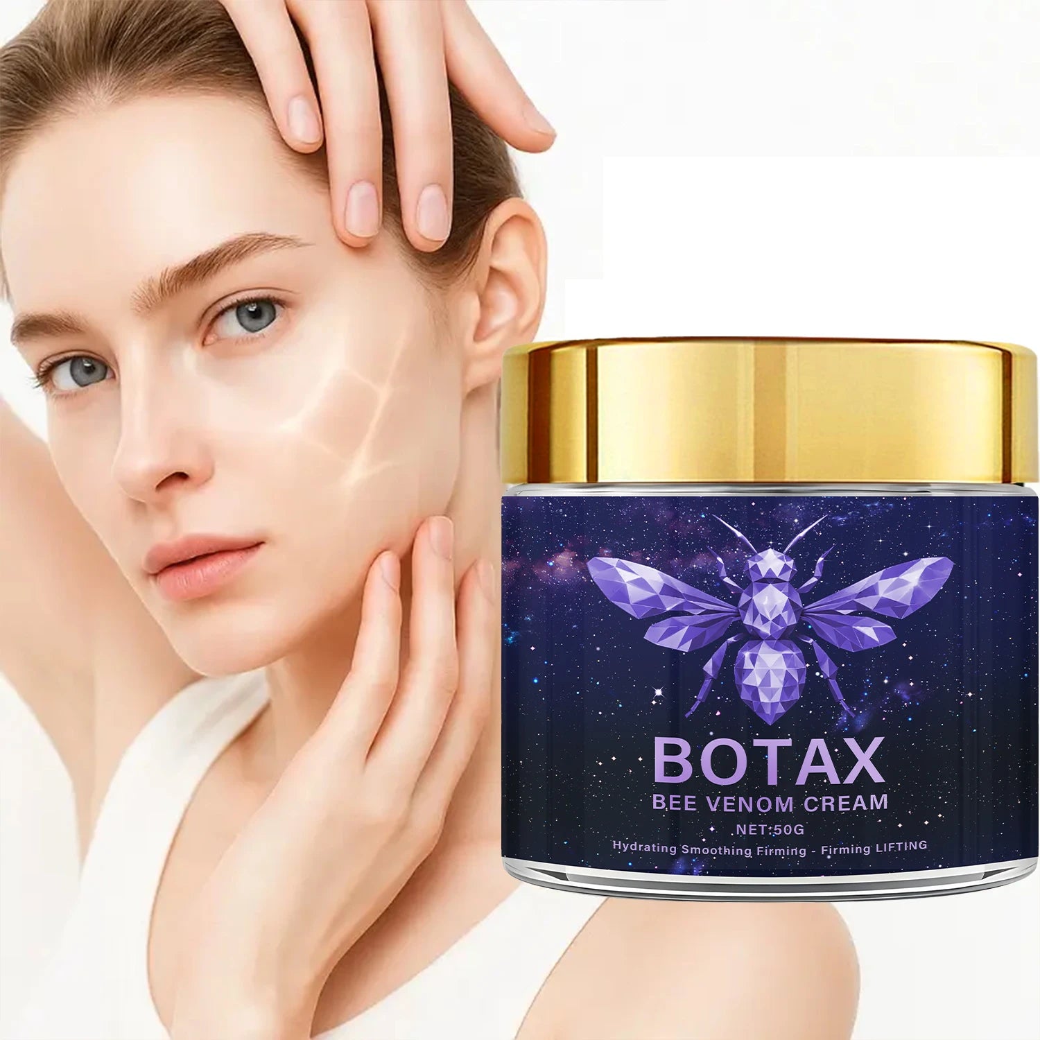 Bee Venom Firming Cream with Retinol & Hyaluronic Acid 50g Anti-Aging Face Cream Oasis Select