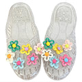 Crystal Hollow Slippers – Anti-Slip Flat Jelly Beach Slides