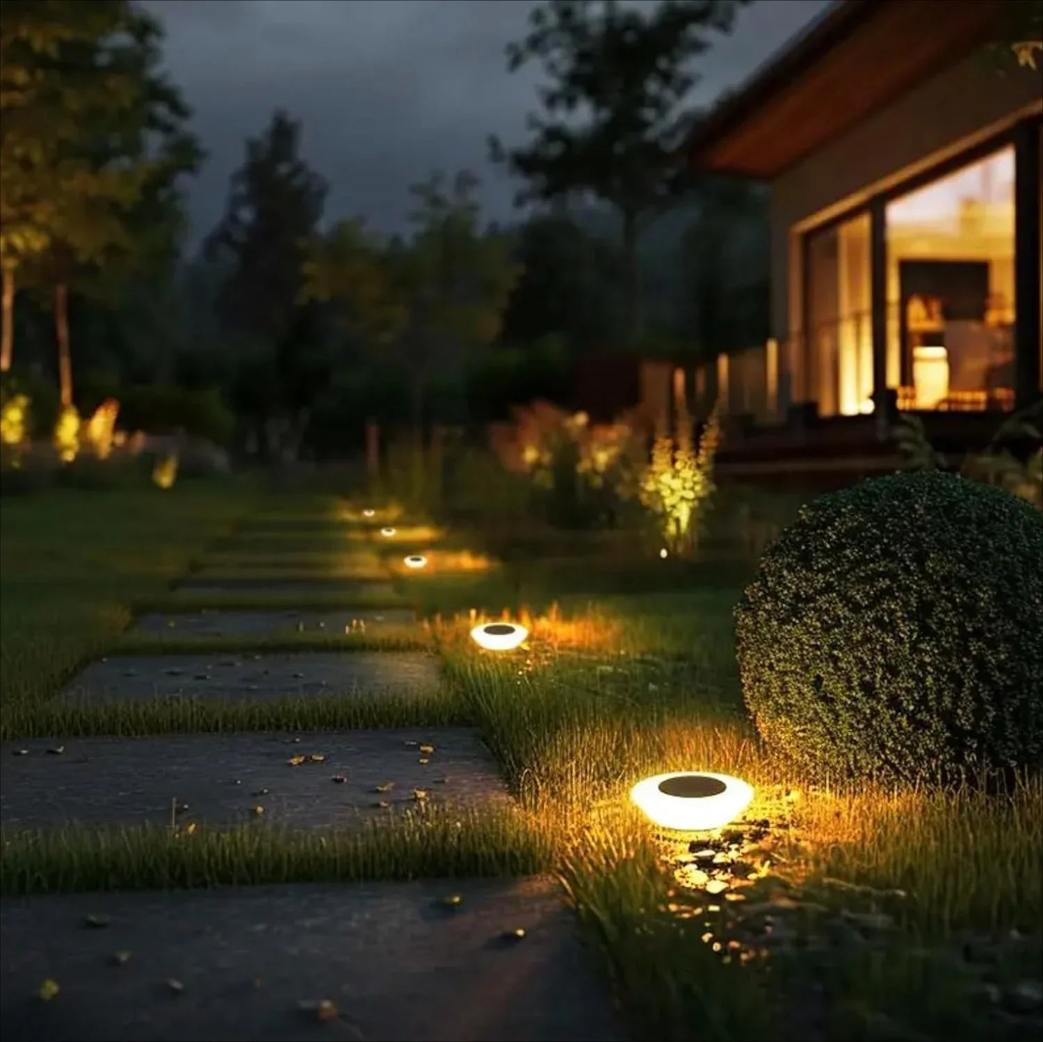 1-10PCS Solar Powered Lawn Lights Outdoor Waterproof Garden Lights LED Floor Lights Landscape Lighting Buried for Yard Decor Oasis Select