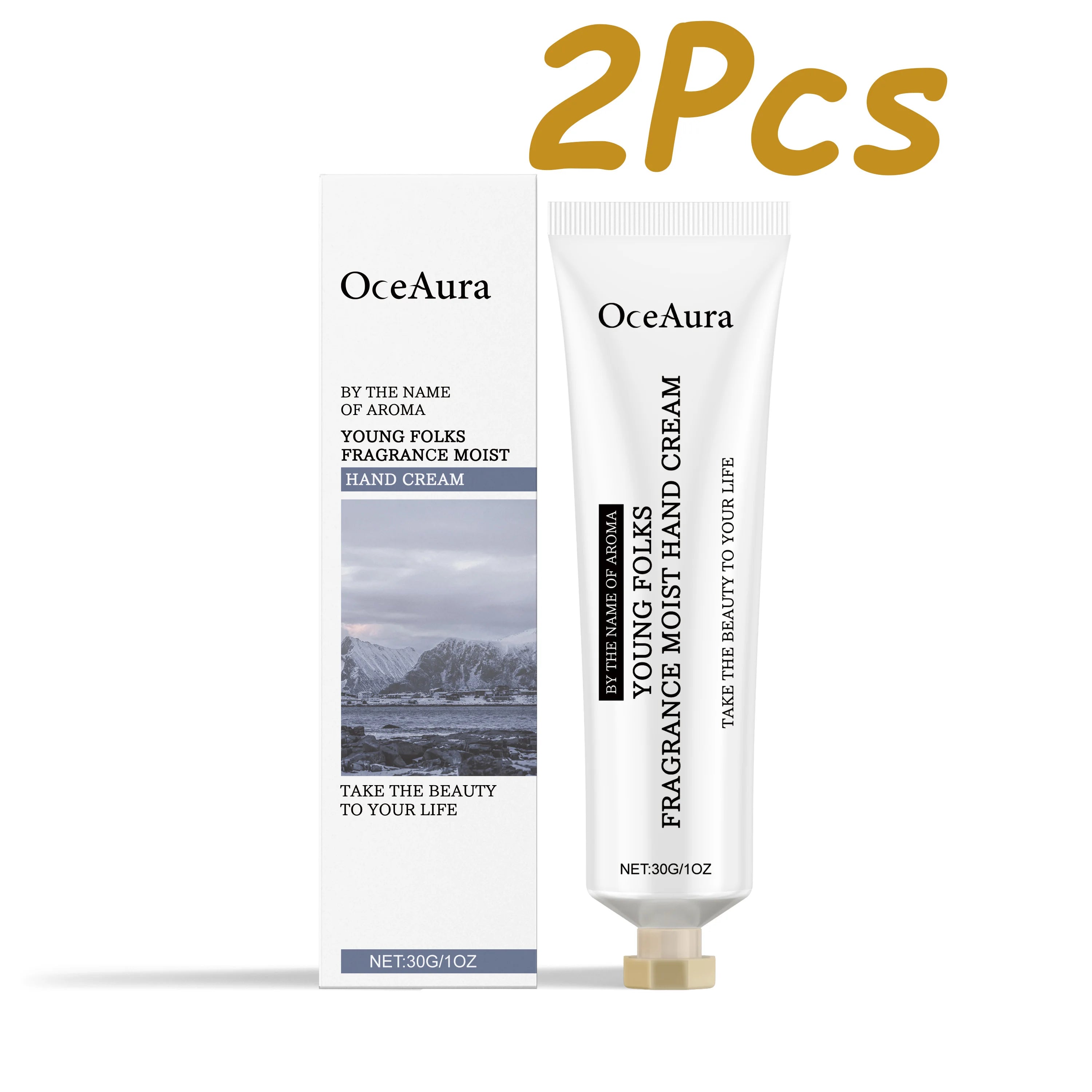 Moisturizing Fragrance Hand Cream Nourishing Anti-Freezing Anti-Cracking Softening Tender Skin Hand Lotion Quick Absorbing Oasis Select 2Pcs