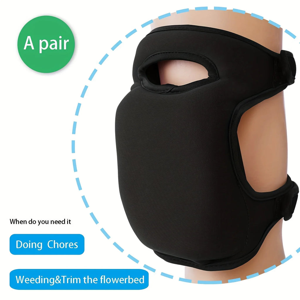 2pcs Extra Thick Memory Foam Gardening Knee Pads - Adjustable Strap, Non-Slip Soft Comfort Protection for Weeding,Floor Cleaning Oasis Select